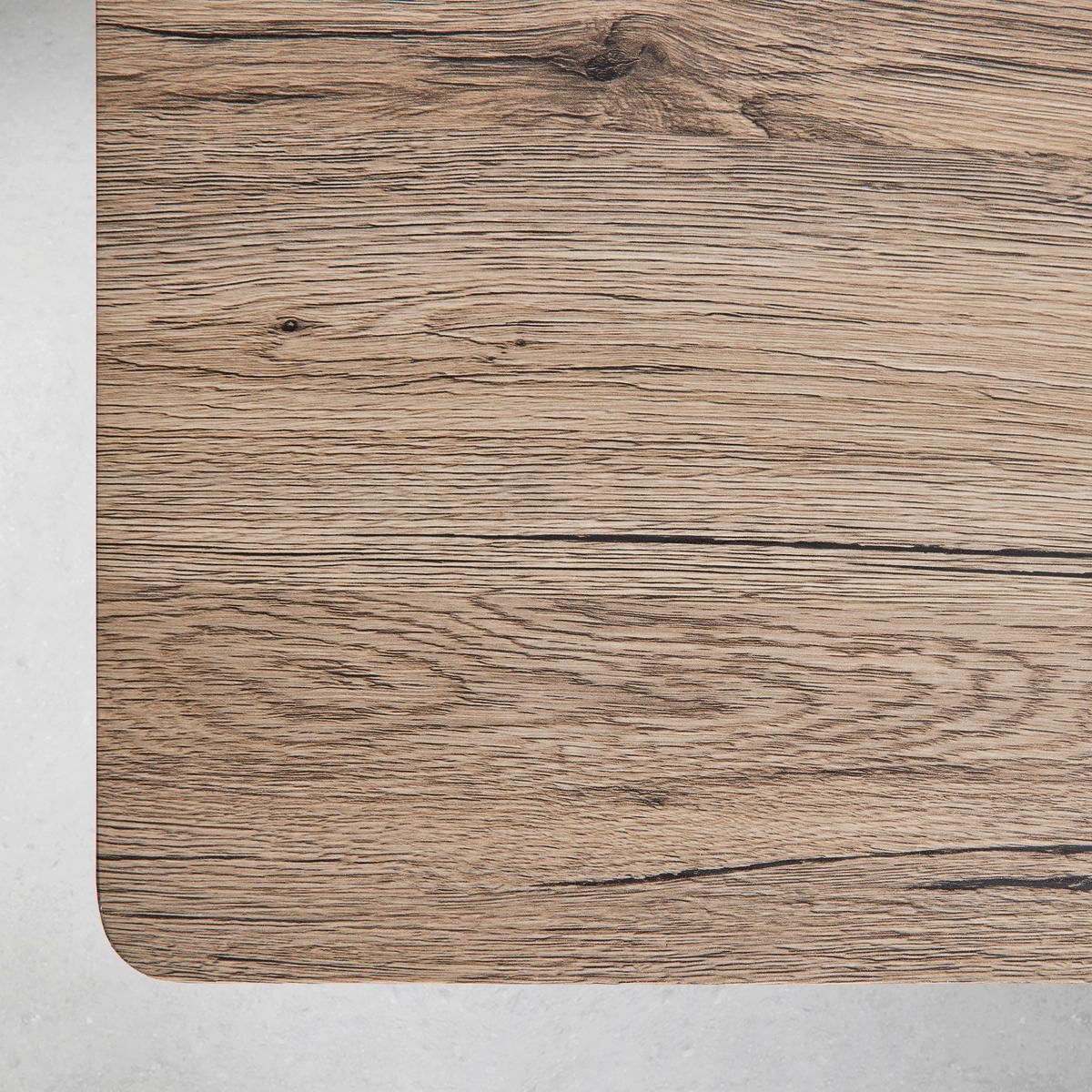 Raztegljiva Miza Ivano - črna/barve hrasta, Moderno, kovina (160-200/90/76cm) - Bessagi Home