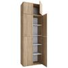 Omara Za Oblačila Lona Xxl, Hrast - hrast sonoma, Moderno, leseni material (70/223/39cm) - MID.YOU