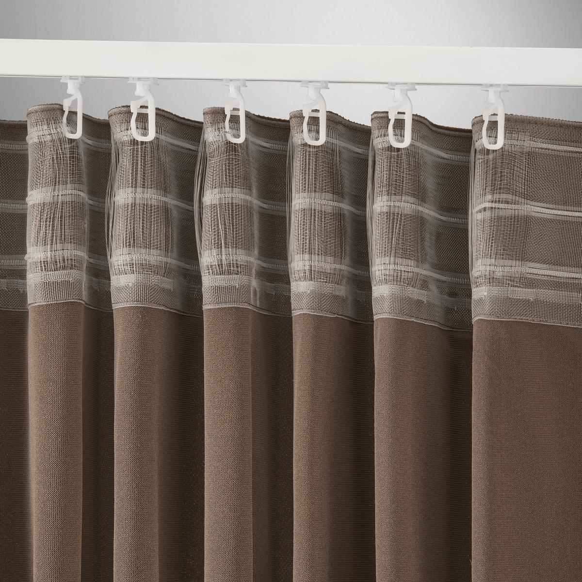 Končana Zavesa Bianca, Rjava, Ca. 140/245 Cm - rjava, Konvencionalno, tekstil (140/245cm) - Modern Living