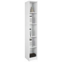 Polica 4-You - bijela, Moderno, drvni materijal (30/189,5/35,2cm) - Modern Living