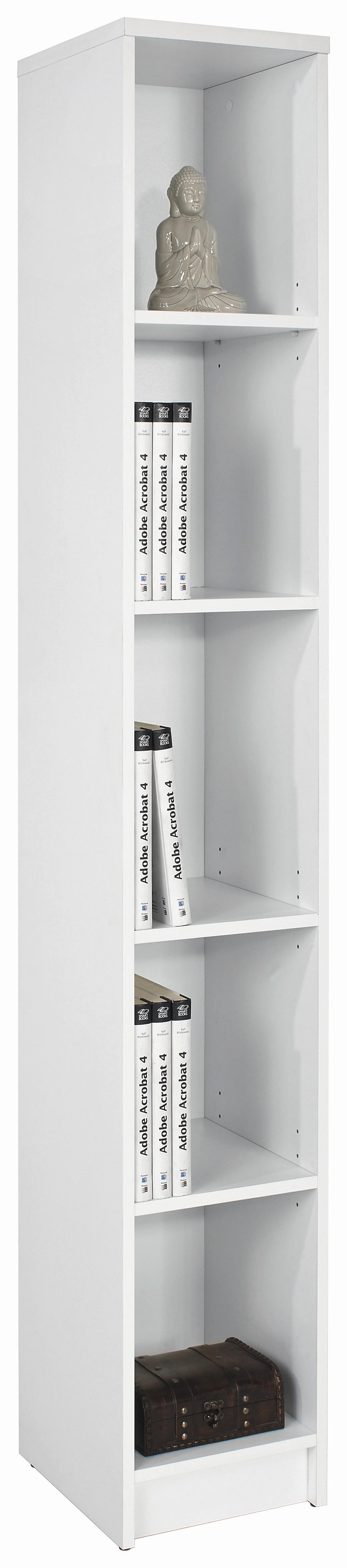 Polica 4-You - bijela, Moderno, drvni materijal (30/189,5/35,2cm) - Modern Living