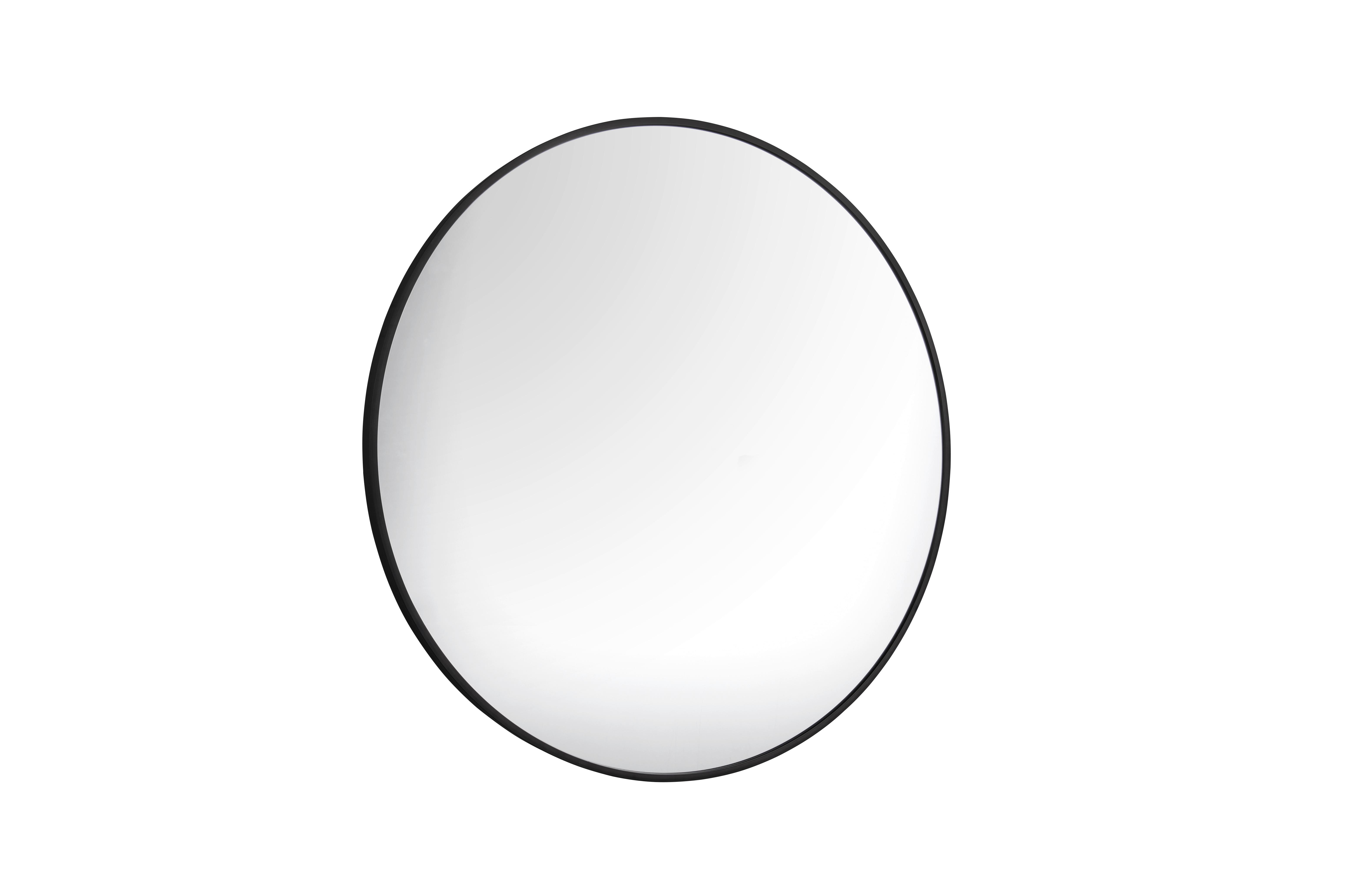 Spiegel Britt Schwarz - Schwarz, MODERN, Glas/Metall (70cm) - Mömax