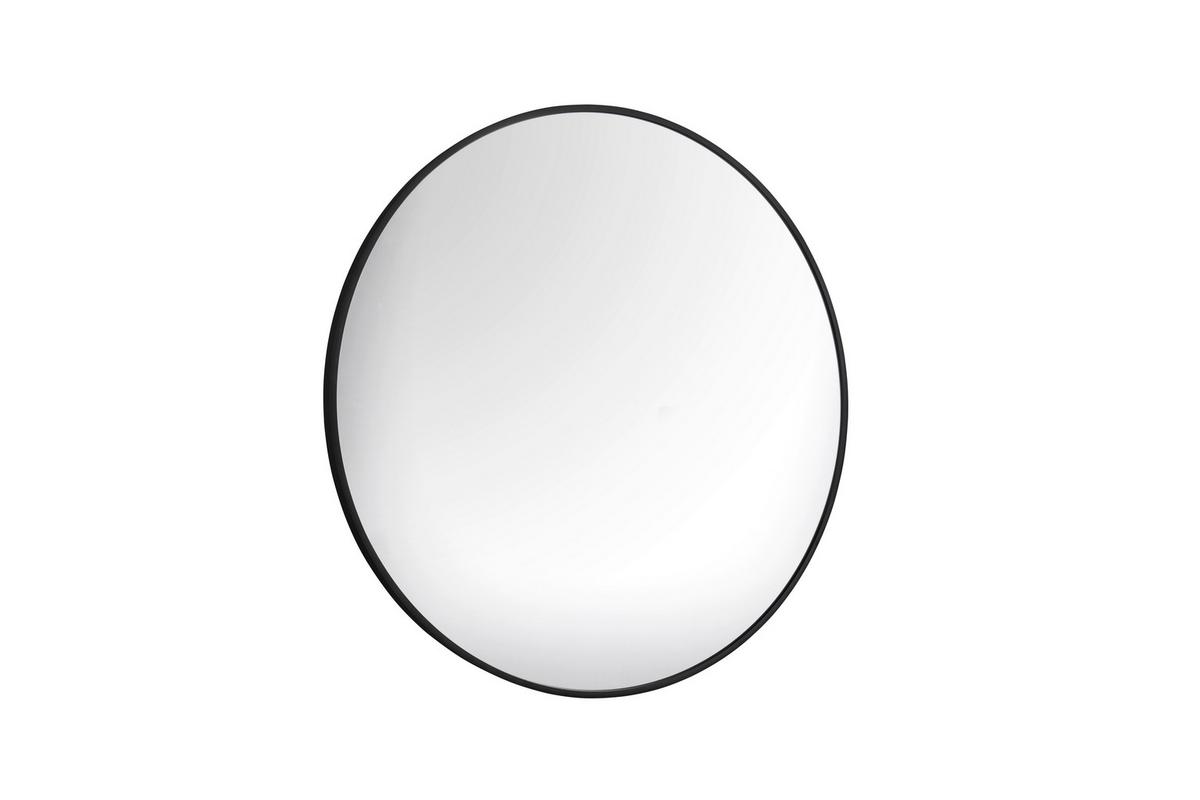 Spiegel Britt Schwarz - Schwarz, Modern, Glas/Metall (70cm) - Mömax