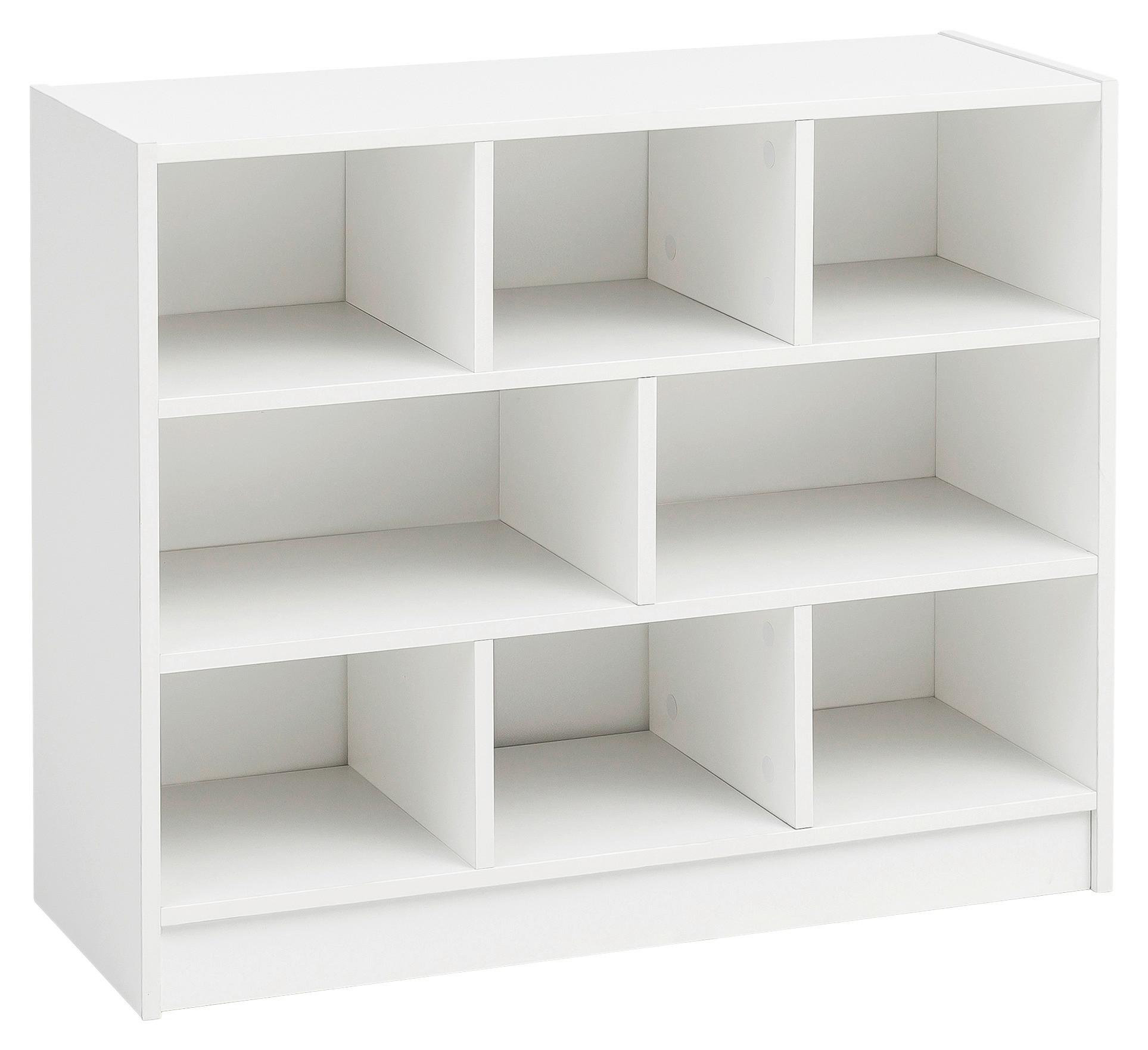 Regal Regal - bela, Konvencionalno, leseni material (80/68,5/29,5cm) - MID.YOU