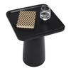 SIDOBORD NOIR -TREND- - svart, Modern, trä (38/45/38cm) - Premium Living