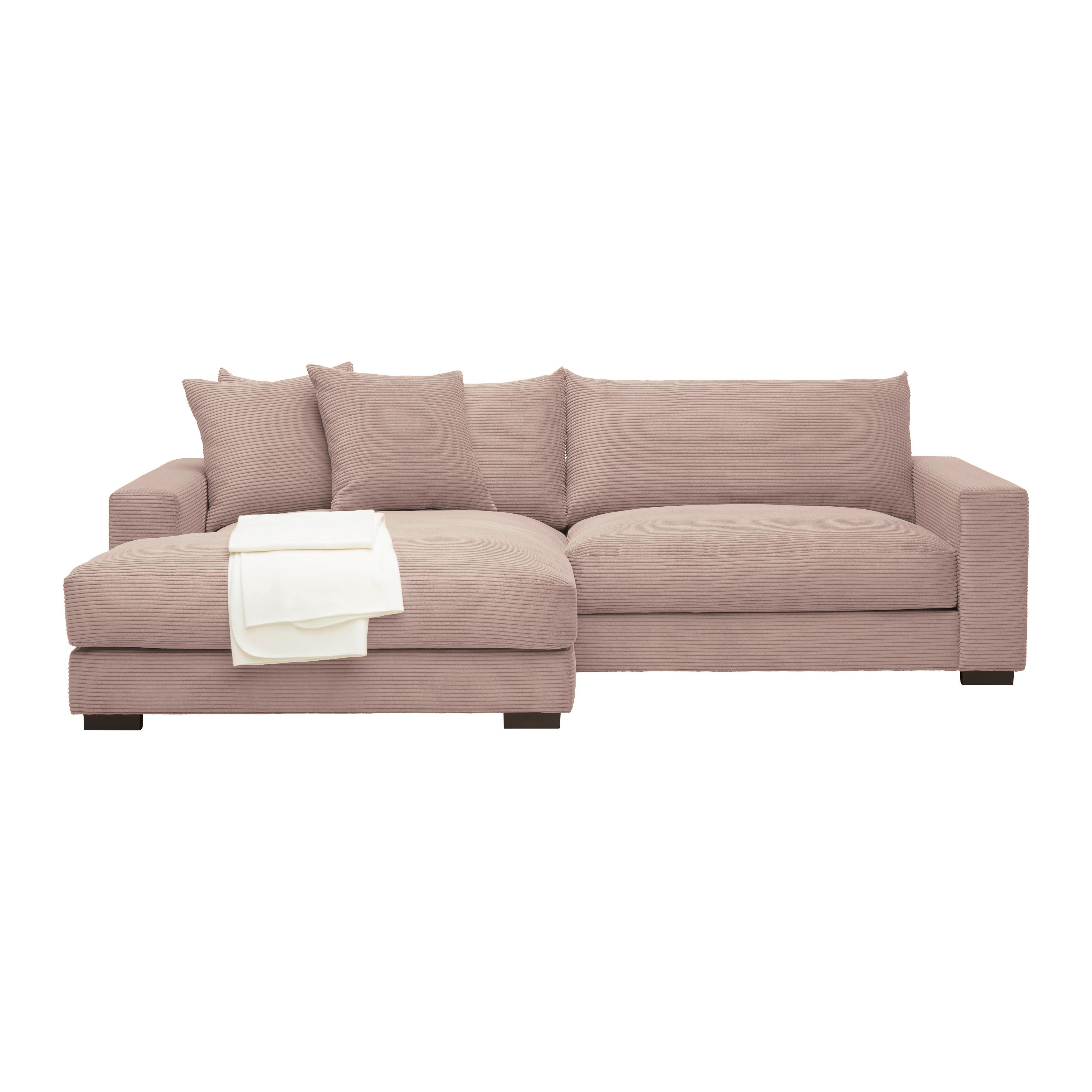 Wohnlandschaft Pedro in Rosa - Rosa, MODERN, Textil (180/265cm) - Mömax