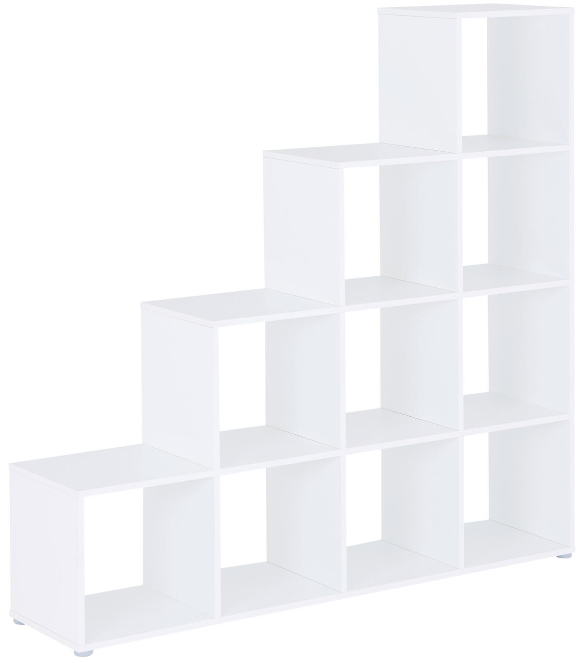 Separator de cameră PISA 4 - alb, Modern, material pe bază de lemn (149/148/35cm) - Modern Living