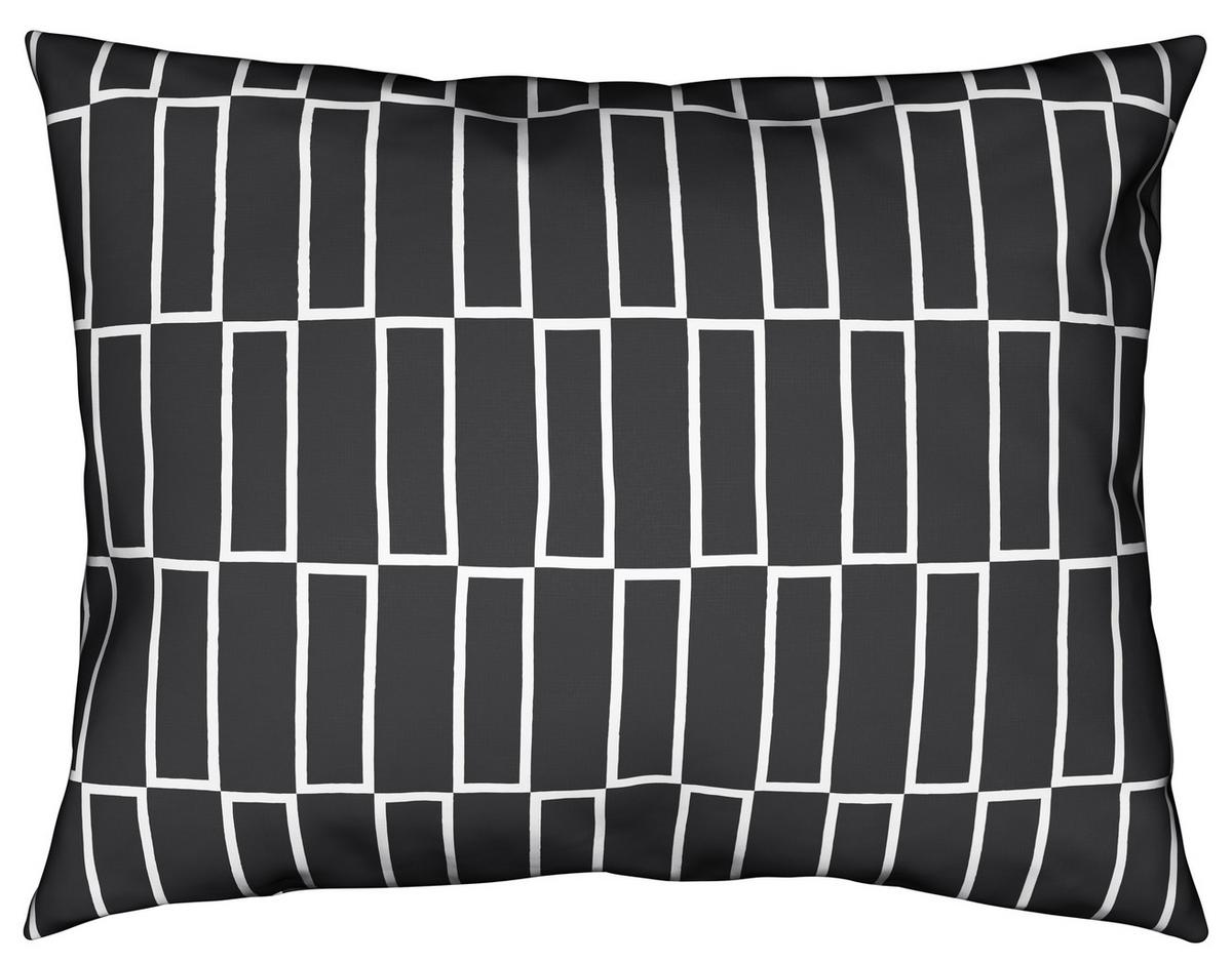 Posteljnina Brigg, Več Barv, 2x60/80, 200/200 - rjavosiva/črna, tekstil (200/200cm) - Modern Living