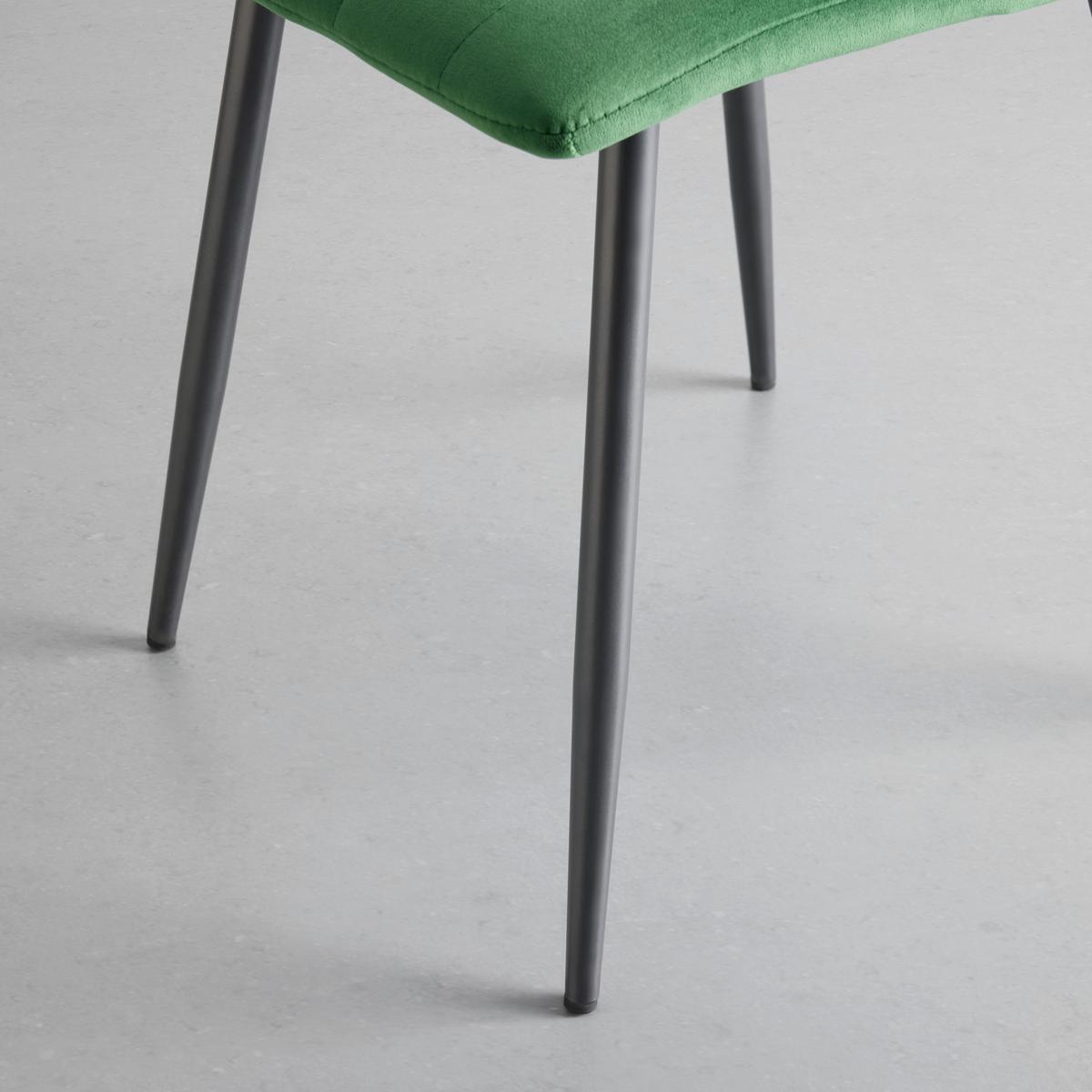Stol Lisa, Zelena - zelena/antracit, Trendi, kovina/tekstil (45/88/56cm) - Mömax