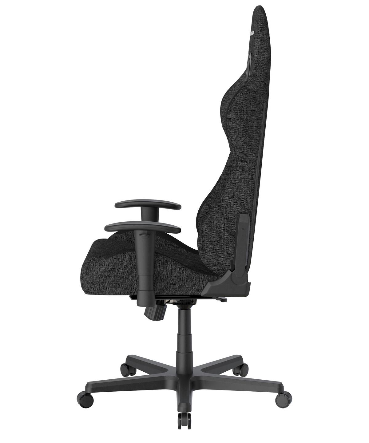 Gamingstuhl Formula Schwarz - Schwarz, KONVENTIONELL, Kunststoff/Textil (70/129/70cm) - Dxracer