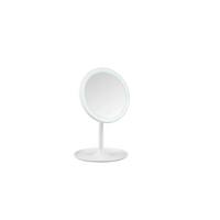 Schminkspiegel Liara Weiß mit LED - Weiß, MODERN, Glas/Kunststoff (18/28,5cm) - Mömax