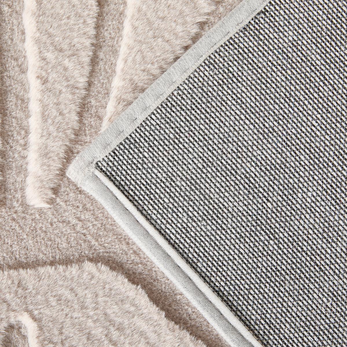 Krznena Preproga Blatta 1 - svetlo rjava, Konvencionalno, tekstil (80/150cm) - Mömax