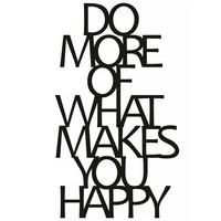 OBRAZ METALOWY DO MORE OF WHAT MAKES YOU - czarny, Basics, metal (41/70cm)