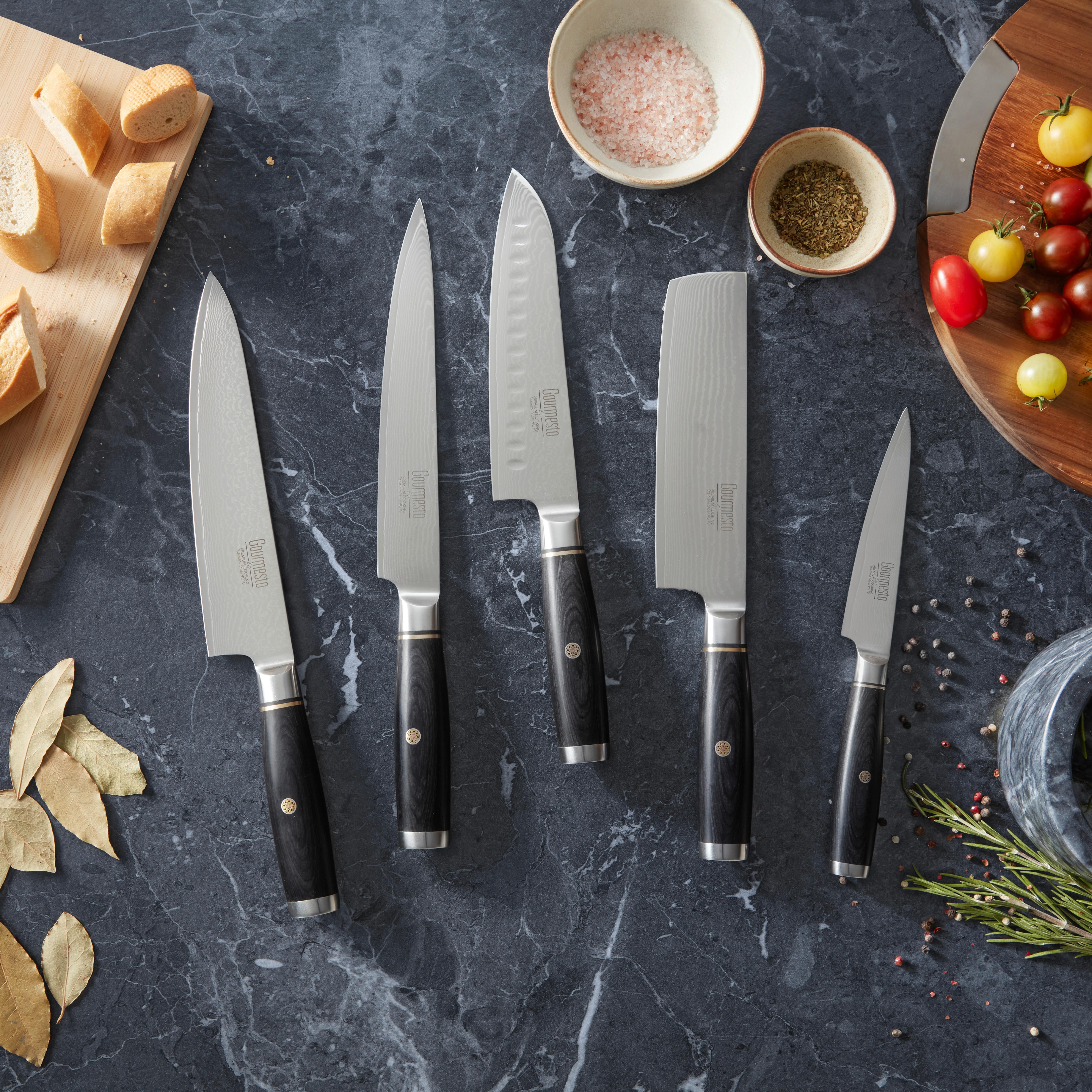 Nož Santoku Profi Line - srebrne barve, Moderno, kovina (29cm) - Gourmesto