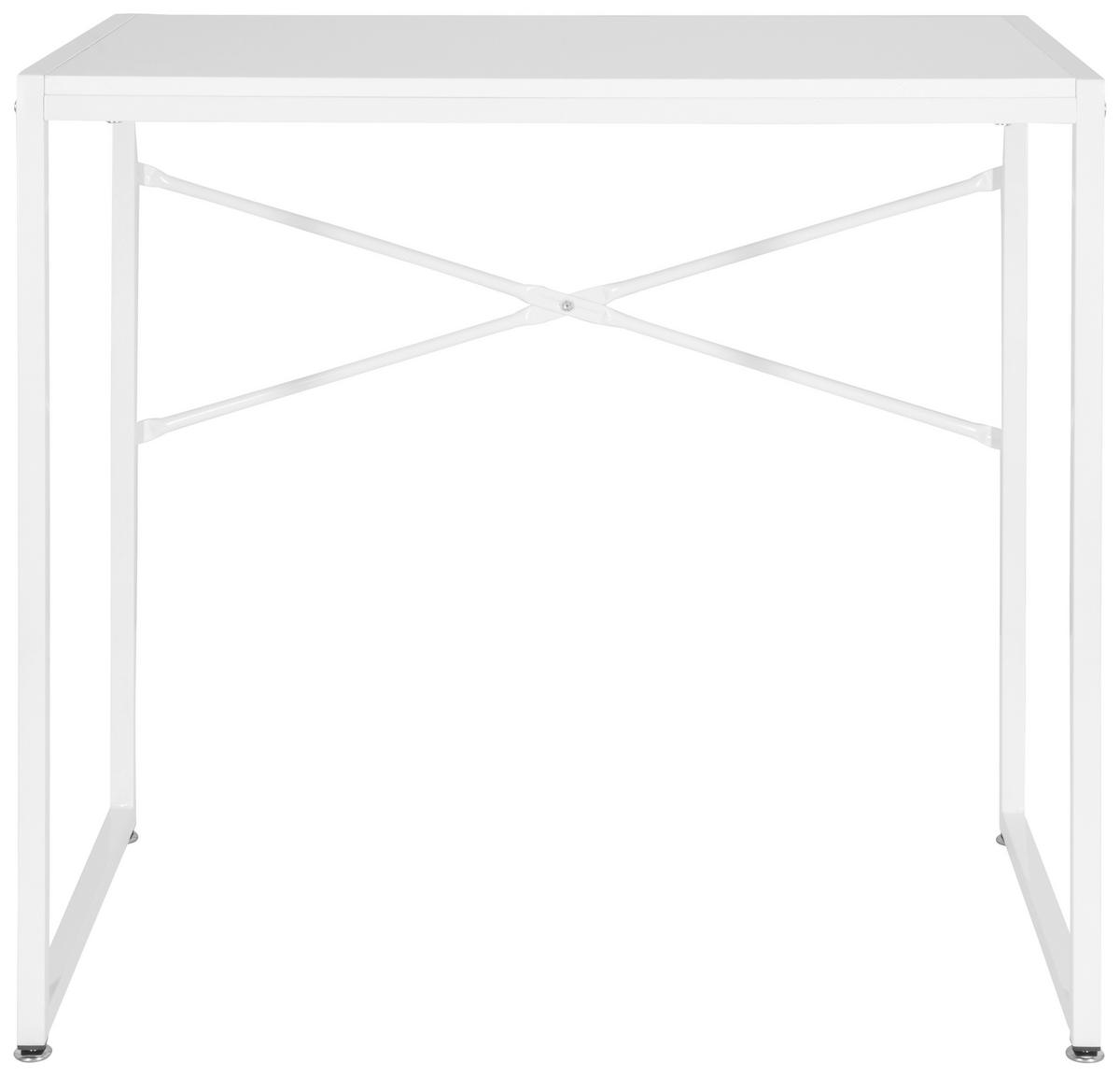 Pisalna Miza Easy Up I, Bela - bela, Moderno, kovina/leseni material (78/46/76cm) - MID.YOU
