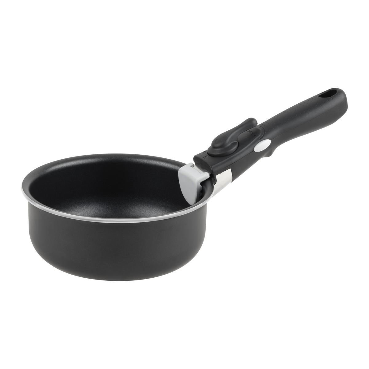 Cratiță Click&Cook, cca.16cm - negru, Konventionell, metal (16/7cm) - Mömax