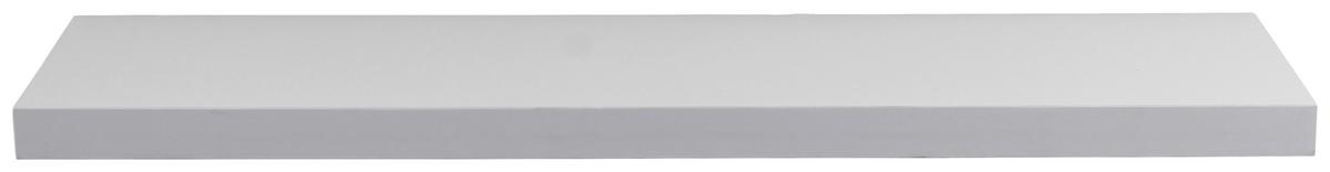 PÓŁKA ŚCIENNA SIMPLE - biały, Basics, materiał drewnopochodny/metal (90/3,8/23,5cm) - Boxxx