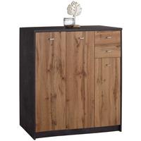 Komoda 4-You Yuk09 - barve hrasta, Moderno, leseni material (109.1/111.4/34,6cm) - Mömax