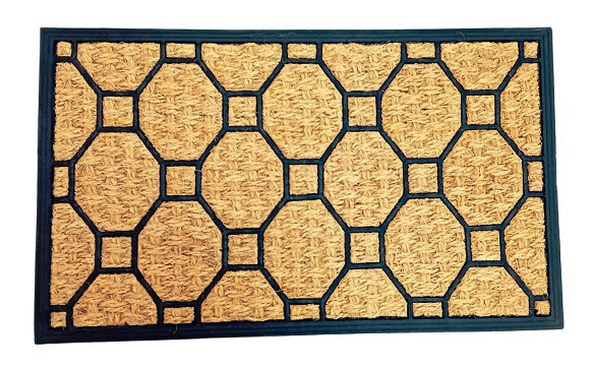 Kültéri Lábtörlő Mömax - fekete/világosbarna, Basics, műanyag/természetes anyagok (45/75cm) - Best Price