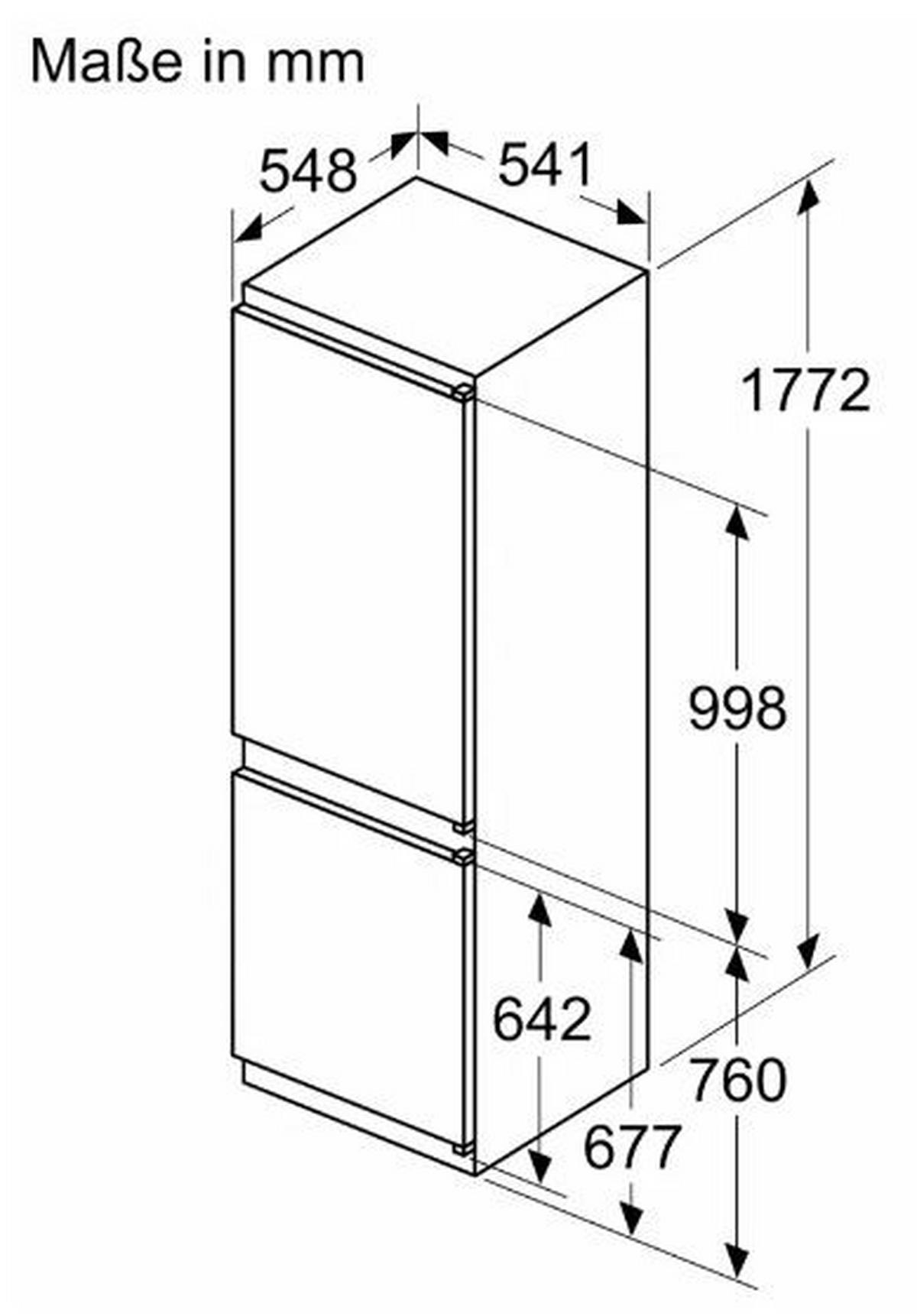 Kühl-Gefrier-Kombination KI86NVSE0 - Weiß, MODERN (54,1/177,2/54,8cm) - Siemens