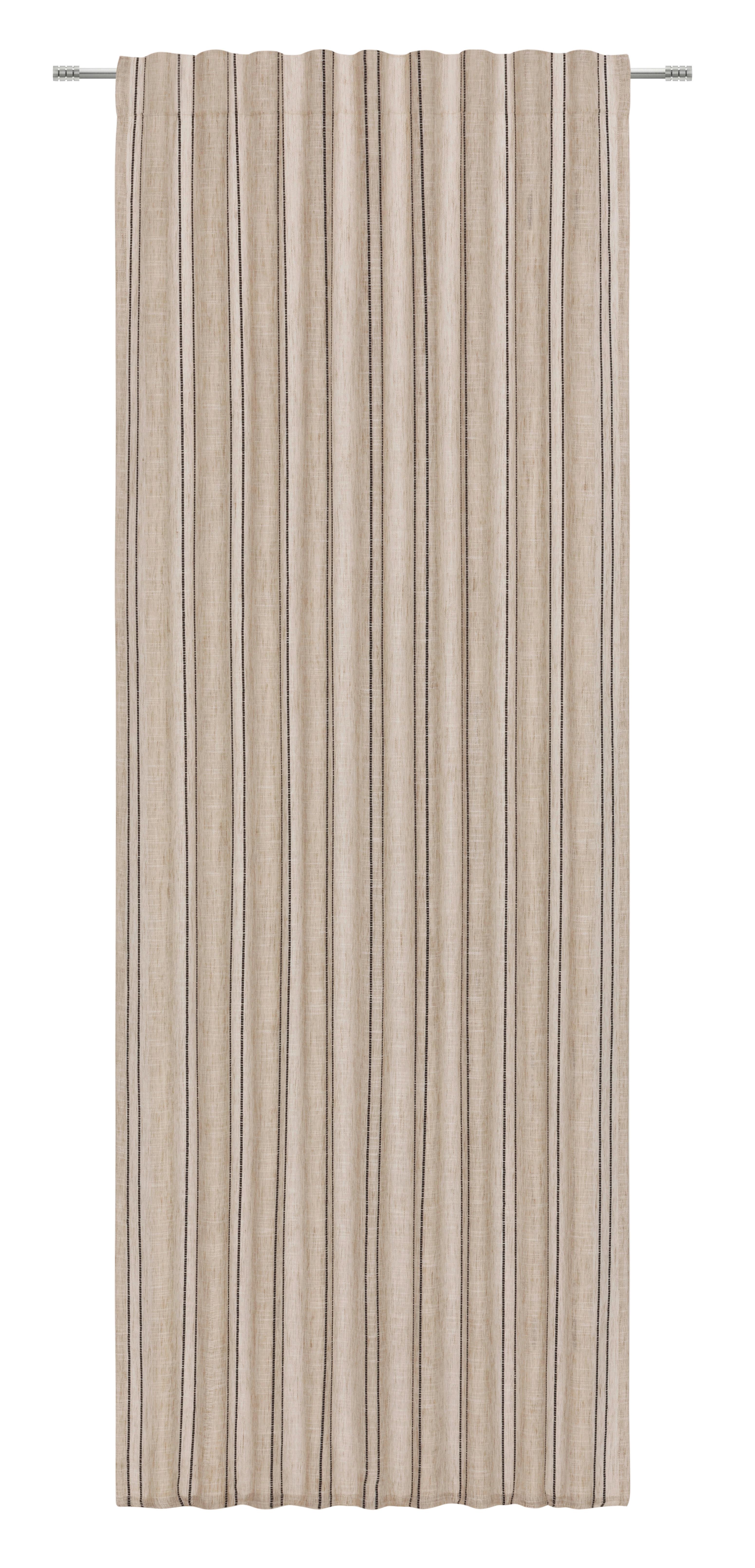 ZASŁONA GOTOWA ERIC - beżowy, Design, tkanina (140/245cm) - Esposa