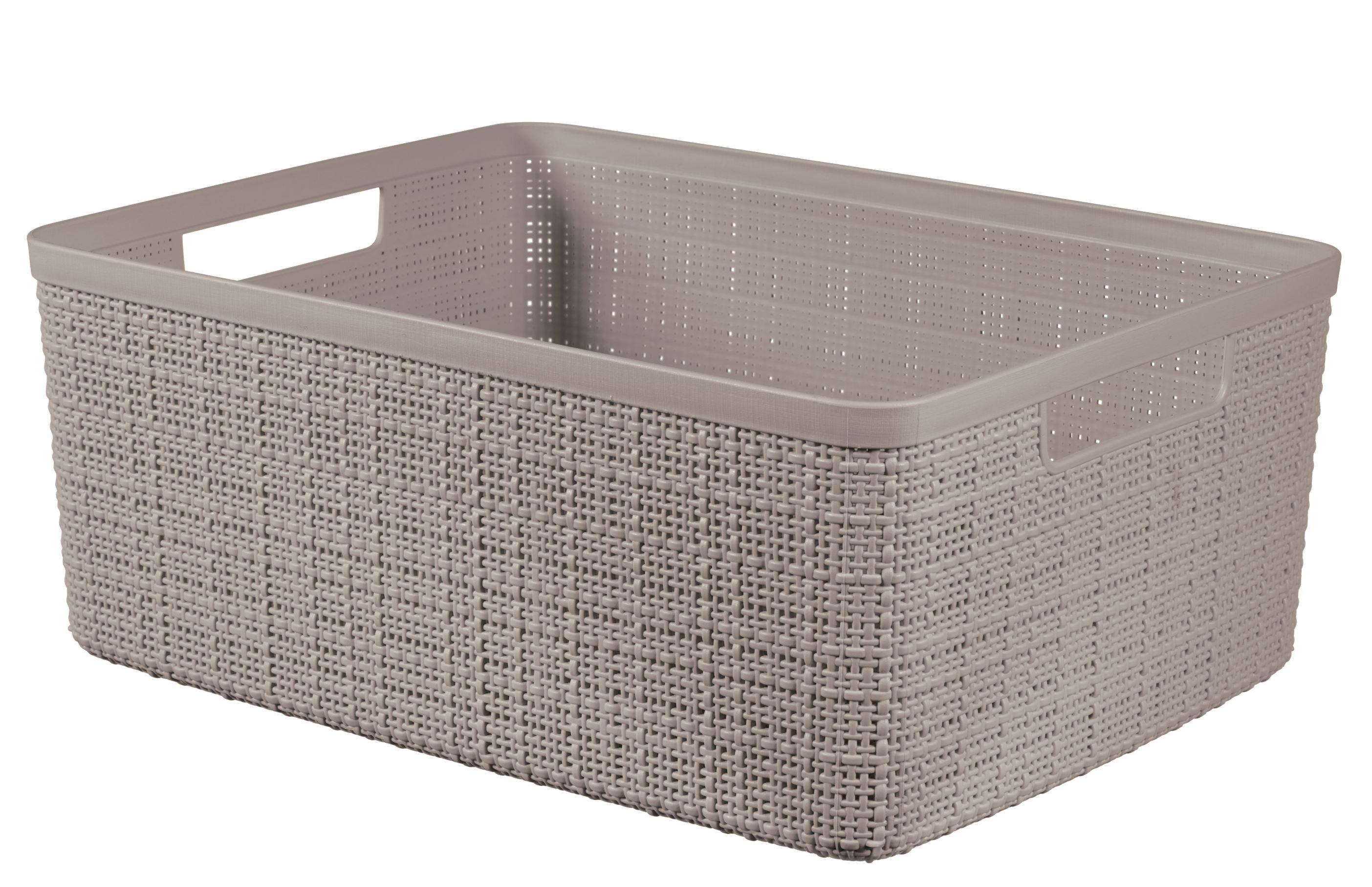 Tárolódoboz Jute - S - cappuccino, Basics, műanyag (26.5/20/10.5cm) - Curver