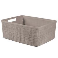 Tárolódoboz Jute - S - cappuccino, Basics, műanyag (26.5/20/10.5cm) - Curver
