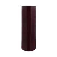 KERZENSTÄNDER BODENKERZENSTÄND. ART DECO 185 - Pflaume/Silberfarben, Trend, Metall (25/60/25cm) - Kayoom