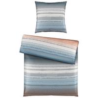 Bettwäsche Bruno XL ca. 155x200cm - Blau/Petrol, MODERN, Textil (155/220cm) - Premium Living