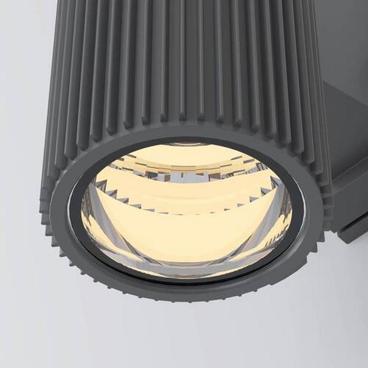 Außenwandleuchte Rando Grau max. 60 Watt - Grau, Trend, Metall (26/9,5/16cm) - Tarkett
