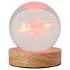LED-DEKORATIONSLAMPA MONI - transparent/naturfärgad, Romantik / Lanthus, trämaterial/plast (8/9,5cm) - Mömax