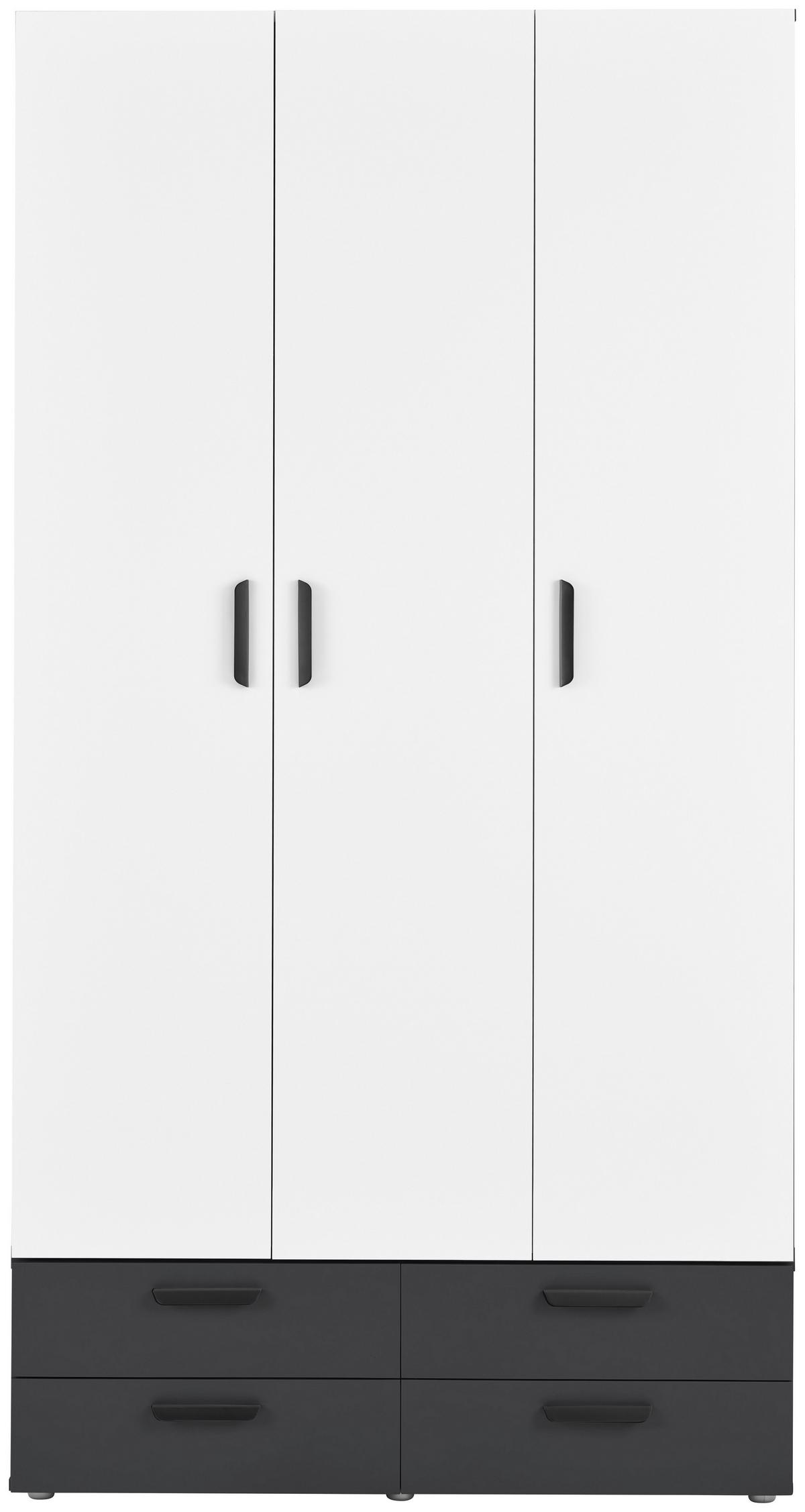 Predalnik Basic Two, Kašmir, Antracit - kašmir/antracit, Konvencionalno, leseni material (110,7/35/51,9cm)