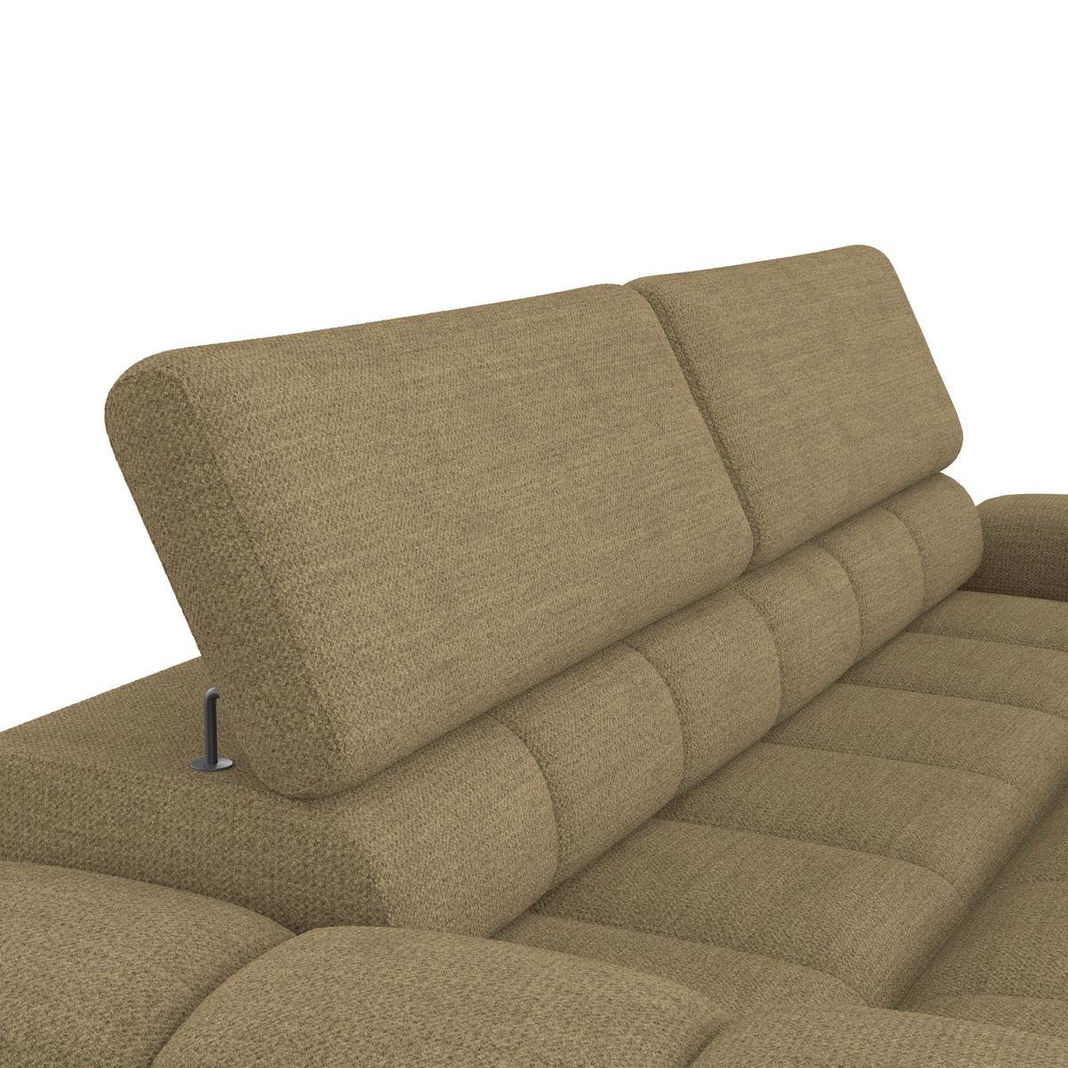 Canapea Bigsofa BULL - taupe, Design, textil (248/77-97/108cm) - Luca Bessoni