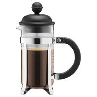 Kaffeebereiter Bodum Caffettiera Schwarz - Schwarz, KONVENTIONELL, Glas/Kunststoff (16/11/24cm) - Bodum