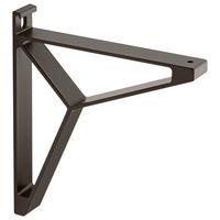 Stenski Nosilec Florence - rjava, Moderno, kovina (16/2,5/18cm) - Mömax