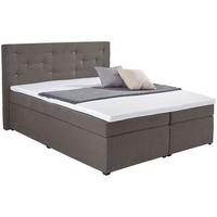Boxspring Krevet Luminosa - siva/crna, Moderno, tekstil/plastika (180/200cm)