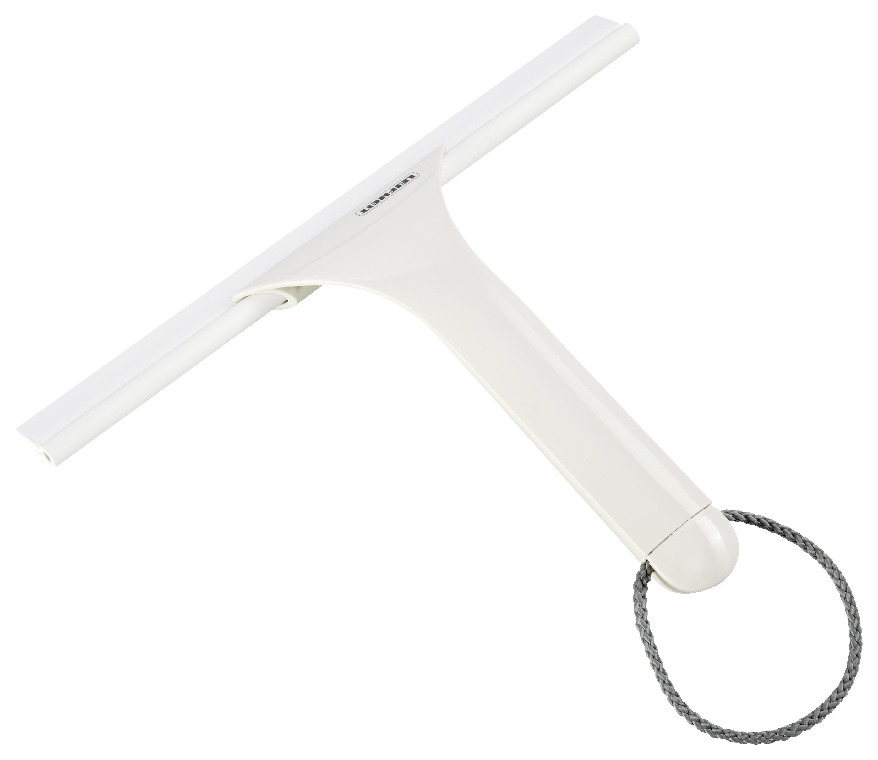 Zuhanykabin-lehúzó Cabino Shower Slider - Fehér, Műanyag/Üveg (30/24/4cm) - Leifheit