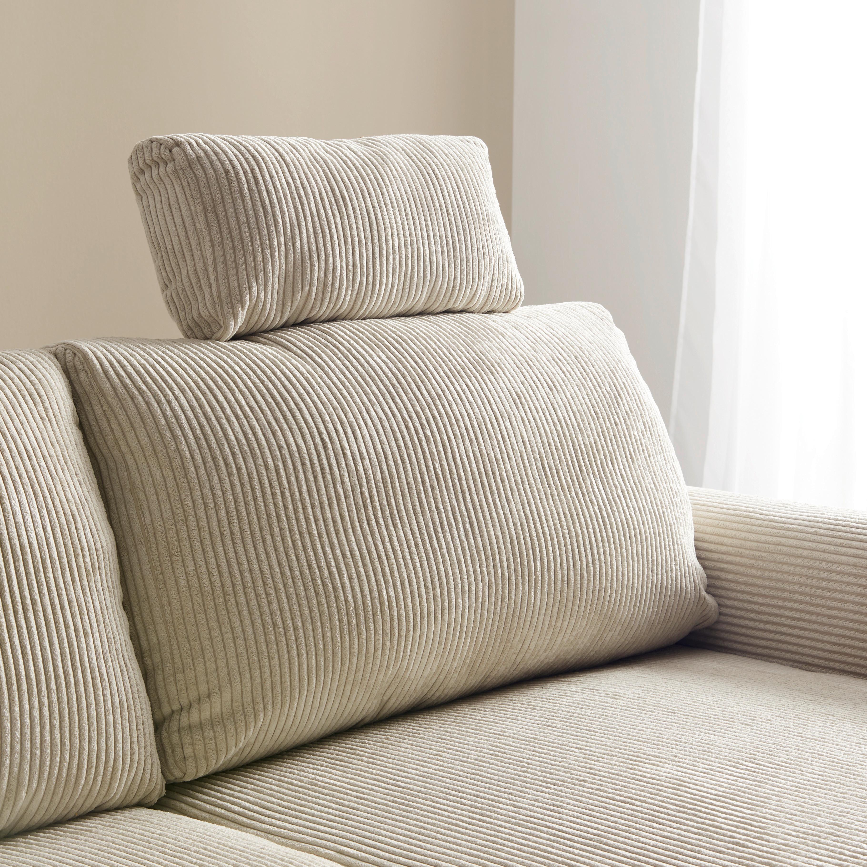 Tetieră LILLE - bej, Modern, textil (58/23/10cm) - Best Price