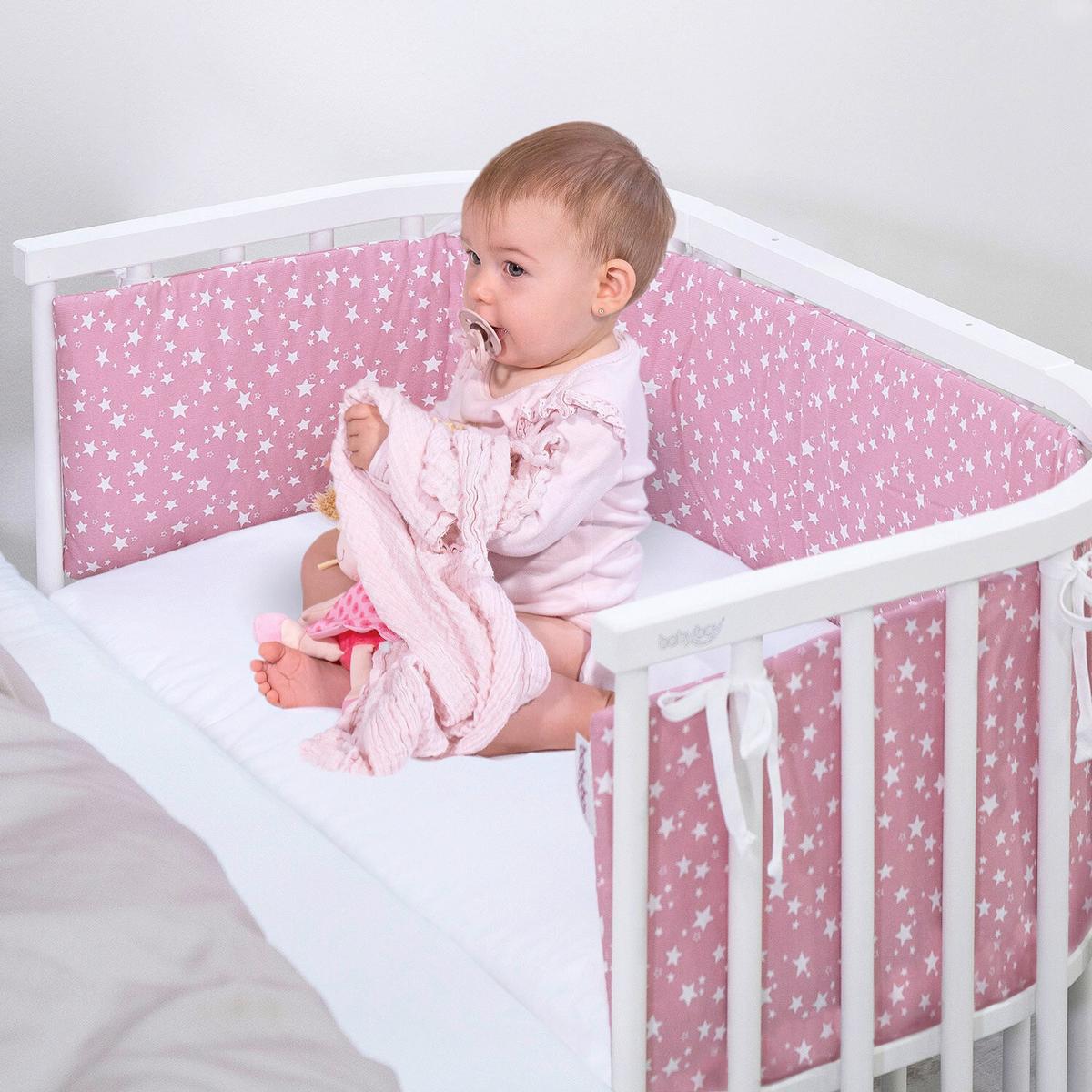 POKROWIEC NA MATERAC JERSEY DELUXE DOPPELPACK - biały, Basics, tkanina (105/57,5/6cm) - Babybay