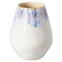 Vase Brisa Weiß/Hellblau - Weiß/Hellblau, Basics, Keramik (12/15cm) - Costa Nova