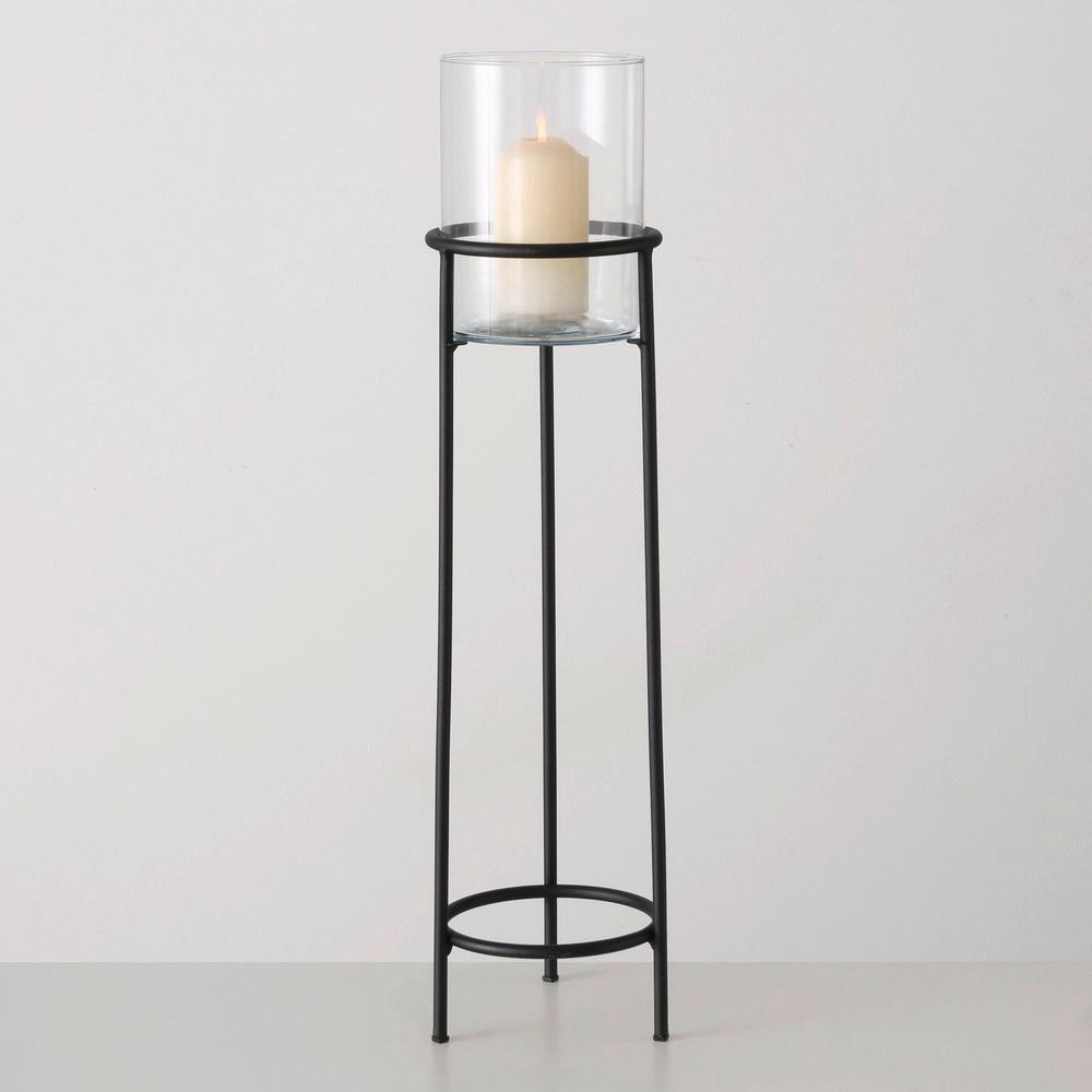 LATARENKA 2035251 - INDUSTRIAL LIVING - czarny, Design, metal/szkło (20/73cm) - Boltze Home
