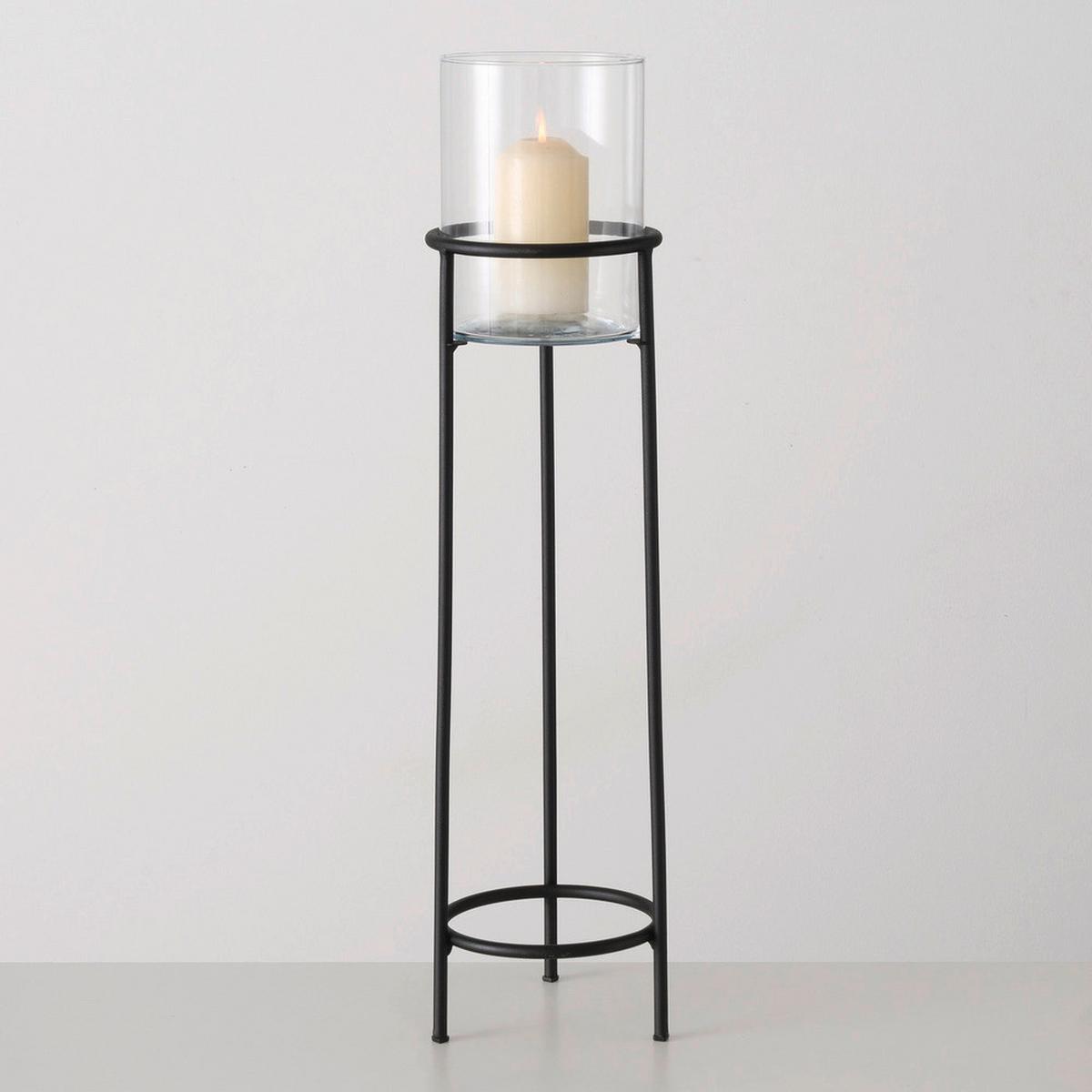 LATARENKA 2035251 - INDUSTRIAL LIVING - czarny, Design, metal/szkło (20/73cm) - Boltze Home