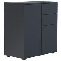 Kommode DALOSA Anthrazit ca. 70x77x39 cm - Anthrazit, MODERN, Holzwerkstoff/Kunststoff (70/77/39cm) - MID.YOU