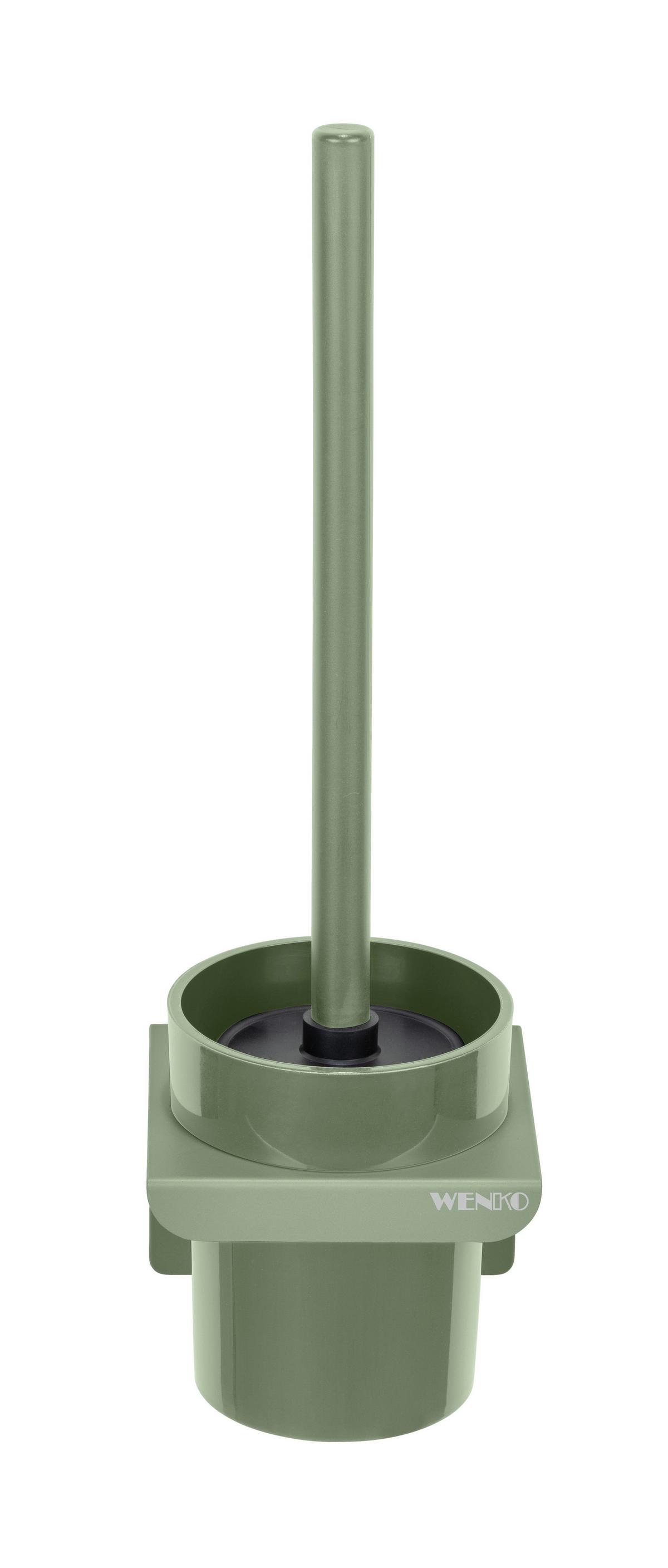WC-Bürstengarnitur Turbo-Loc Lizan Grün - Grün, MODERN, Kunststoff/Metall (10,5/30,5/10,5cm) - Mömax