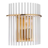 Aplică De Perete Gorley - străveziu/auriu, Konventionell, sticlă/metal (25/12.5/26cm) - Globo