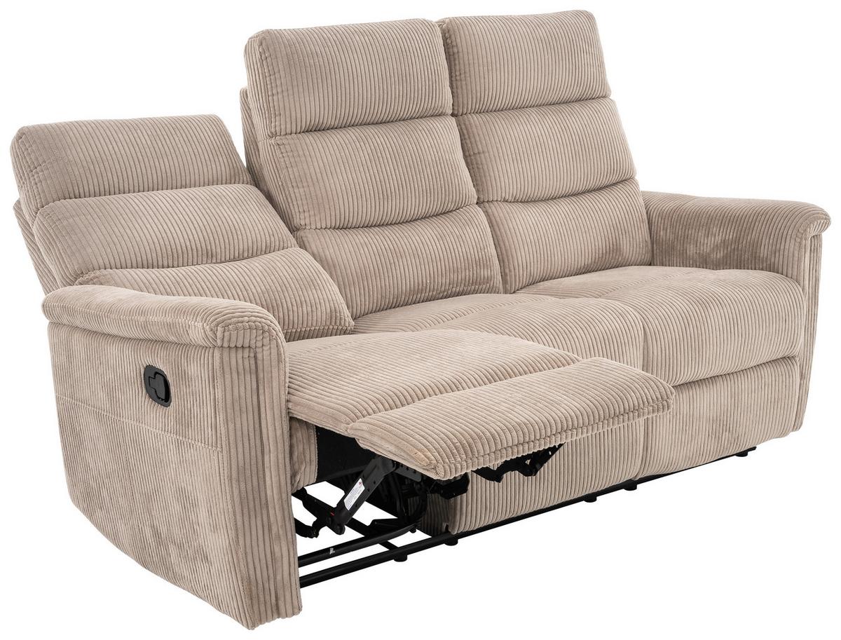 Trosed Xeno, Svetlo Rjava - svetlo rjava/črna, Design, kovina/umetna masa (184/108/89cm) - Livetastic