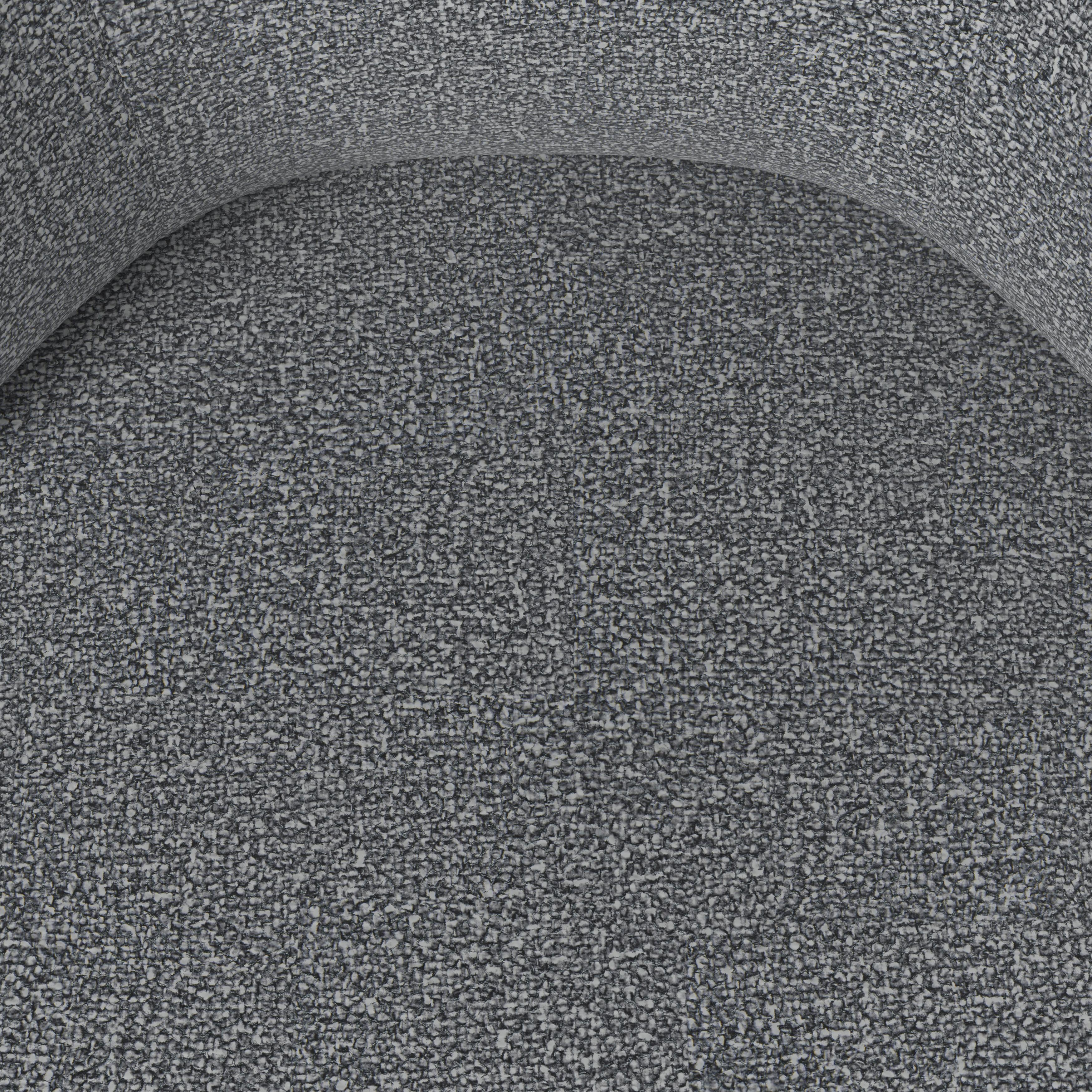 STOL MED ARMSTÖD KARO - grå/svart, Modern, metall/textil (58/88/65cm) - Bessagi Home