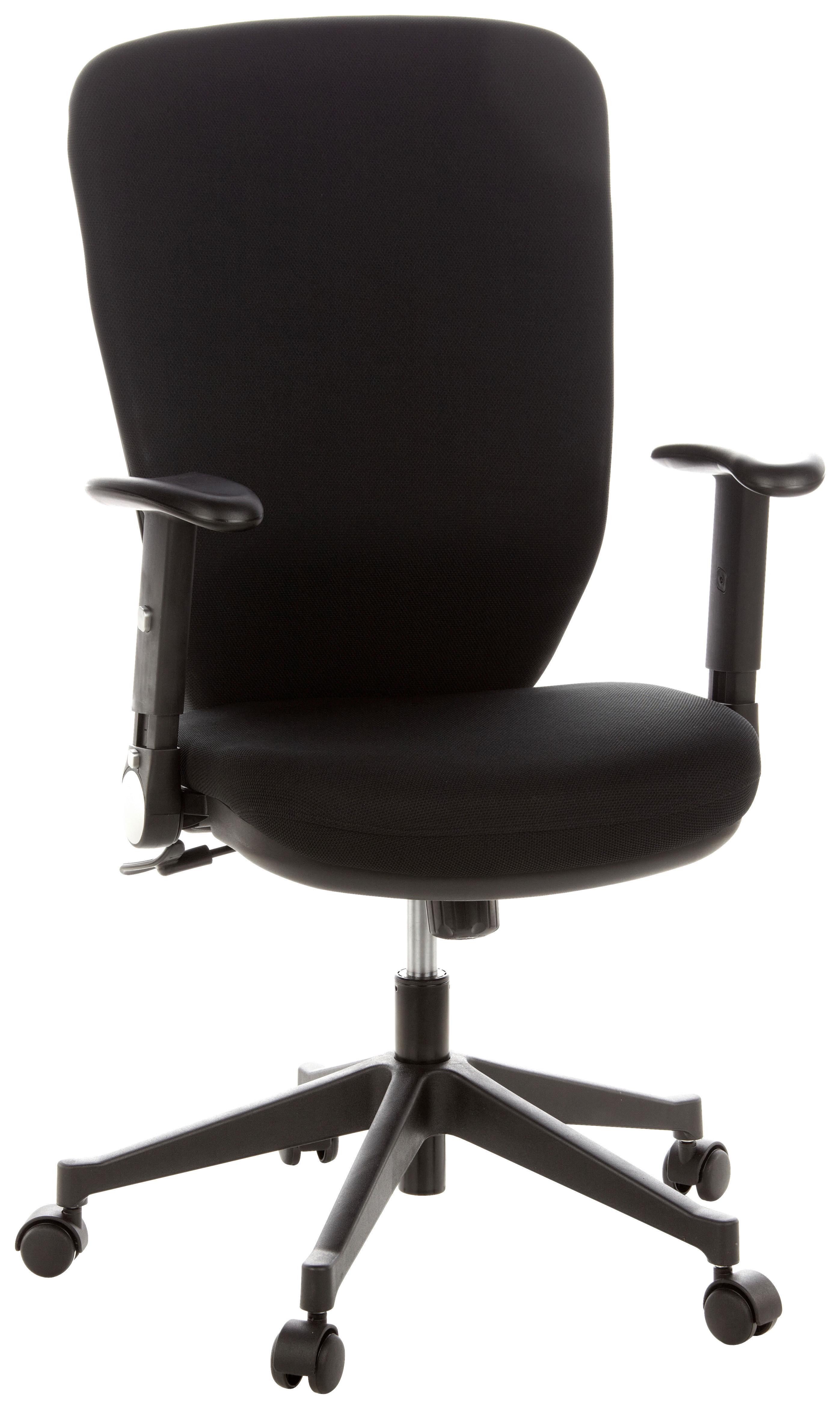 Drehstuhl Traffic 30 Schwarz - Schwarz, MODERN, Kunststoff/Textil (58/117/48cm) - MID.YOU