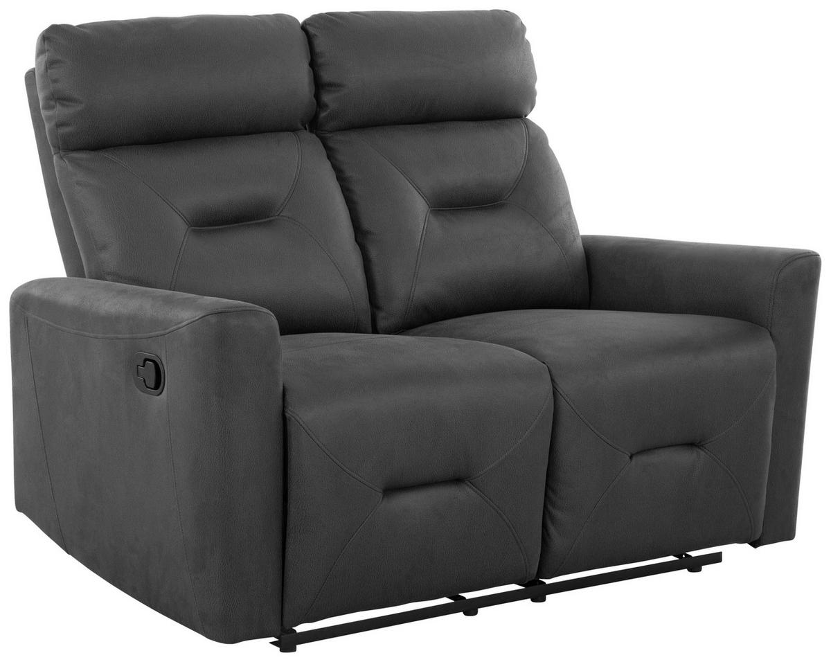 Dvosed Aureli, Črna - črna, Basics, kovina/tekstil (134,5/102,5/92,5cm) - Livetastic