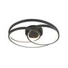 LED-TAKLAMPA RIMO - svart, Modern, metall/plast (40/40/7,5cm) - Mömax